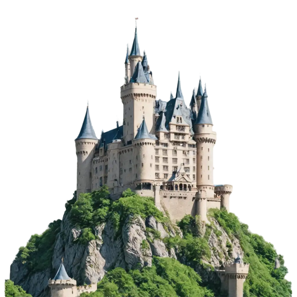 HighQuality-PNG-Image-of-a-Majestic-Castle-Front-View-for-Design-and-Creative-Projects