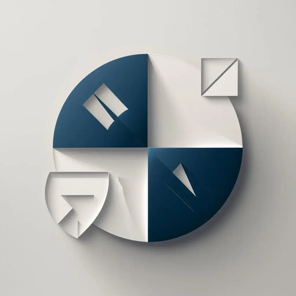 Modern-Graphic-Design-Circle-with-Flat-Style-and-Cut-Out-Elements