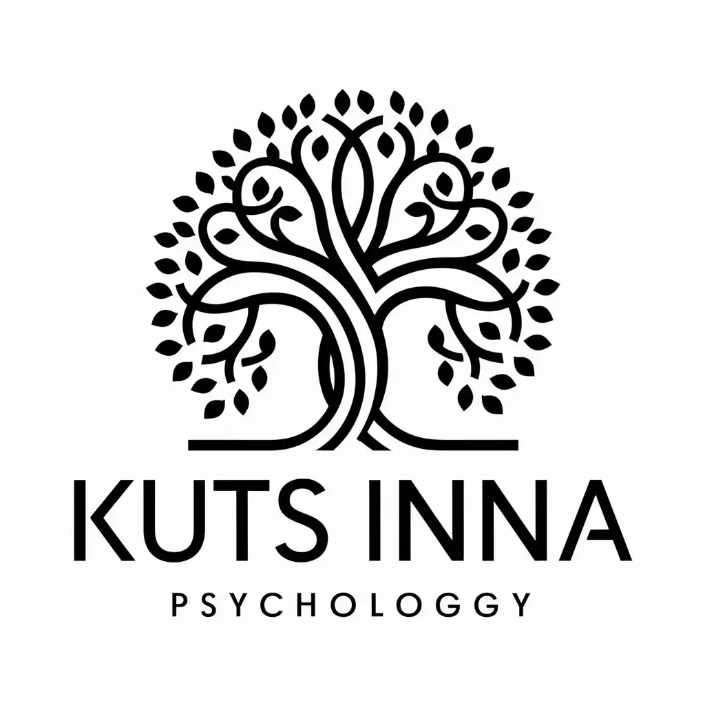 LOGO-Design-for-Kuts-Inna-Tree-Symbol-in-Psychology-Industry