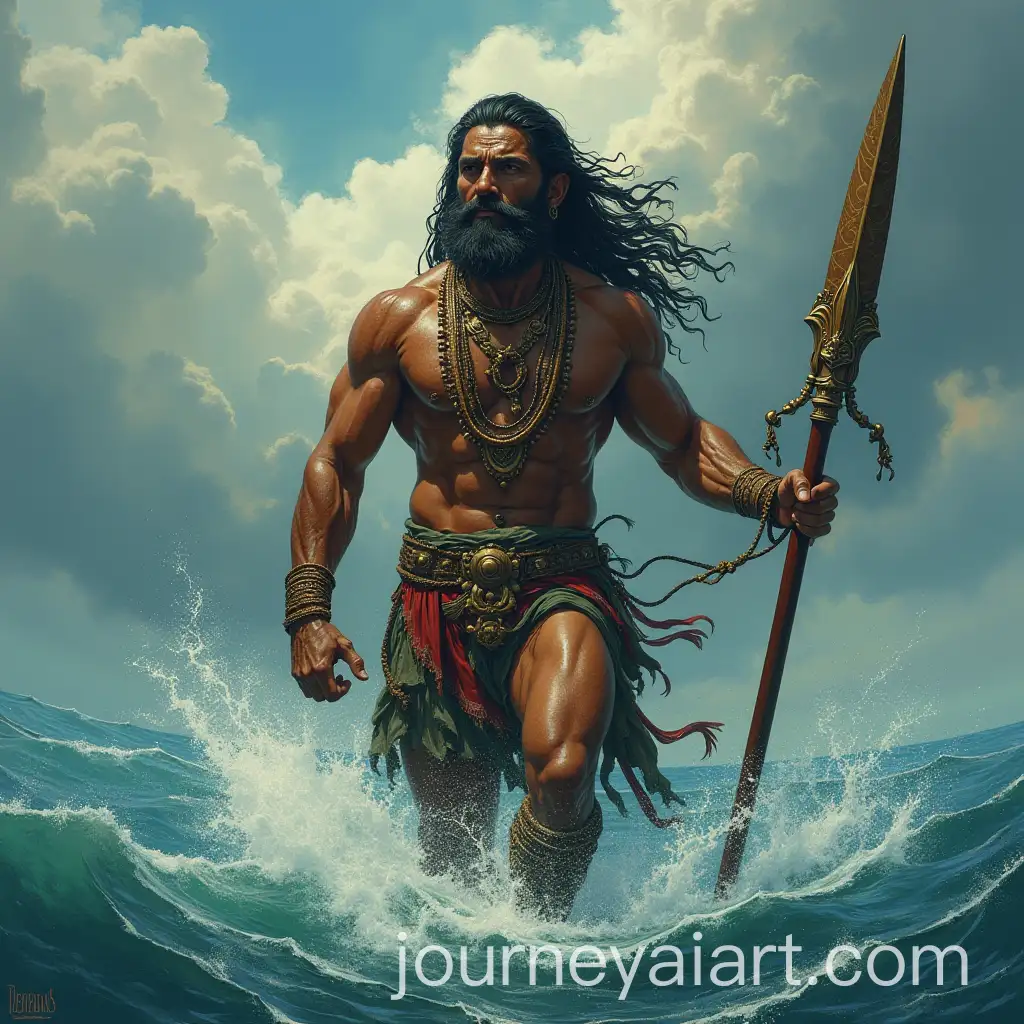 Indian-Sea-God-in-a-Majestic-Ocean-Scene