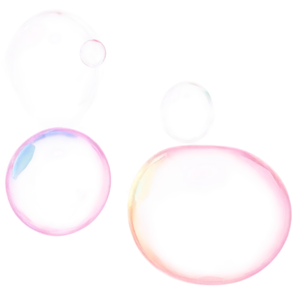 Soap-Bubble-PNG-with-Pink-Highlights-High-Quality-Image-for-Versatile-Usage