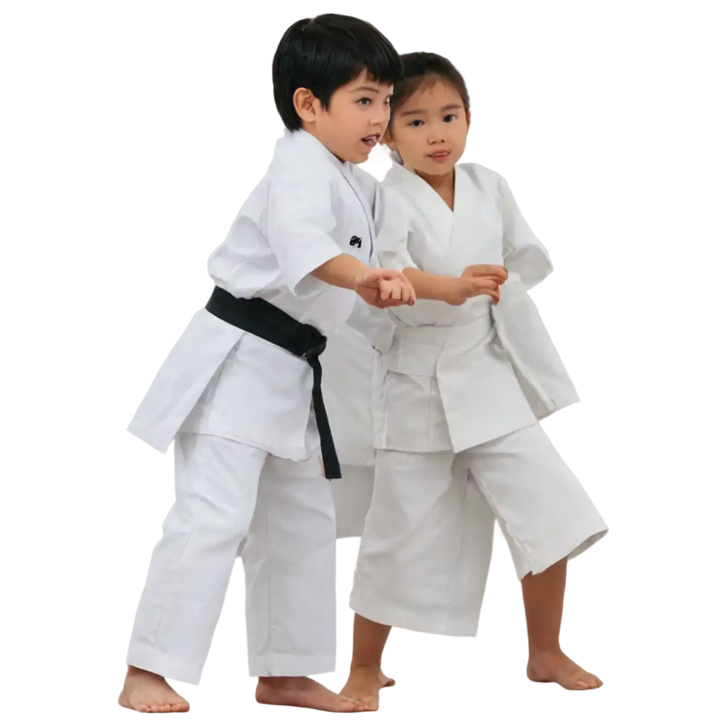 Fun-Aikido-Class-for-Children-PNG-Image-Capture-Enhancing-Quality-and-Clarity