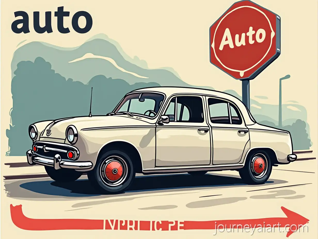 NeoCar-dealership-poster-designRetro-Minimalist-Promotional-Poster-for-Auto-Used-Car-Dealership-with-Client-Parking-and-Business-Hours