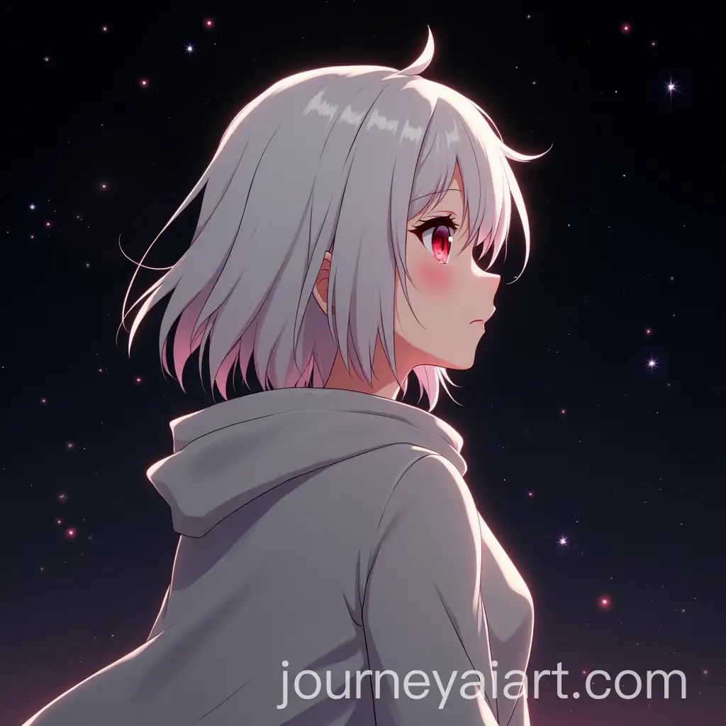 3D-Anime-Girl-with-White-Hair-and-Red-Eyes-Gazing-at-the-Sky