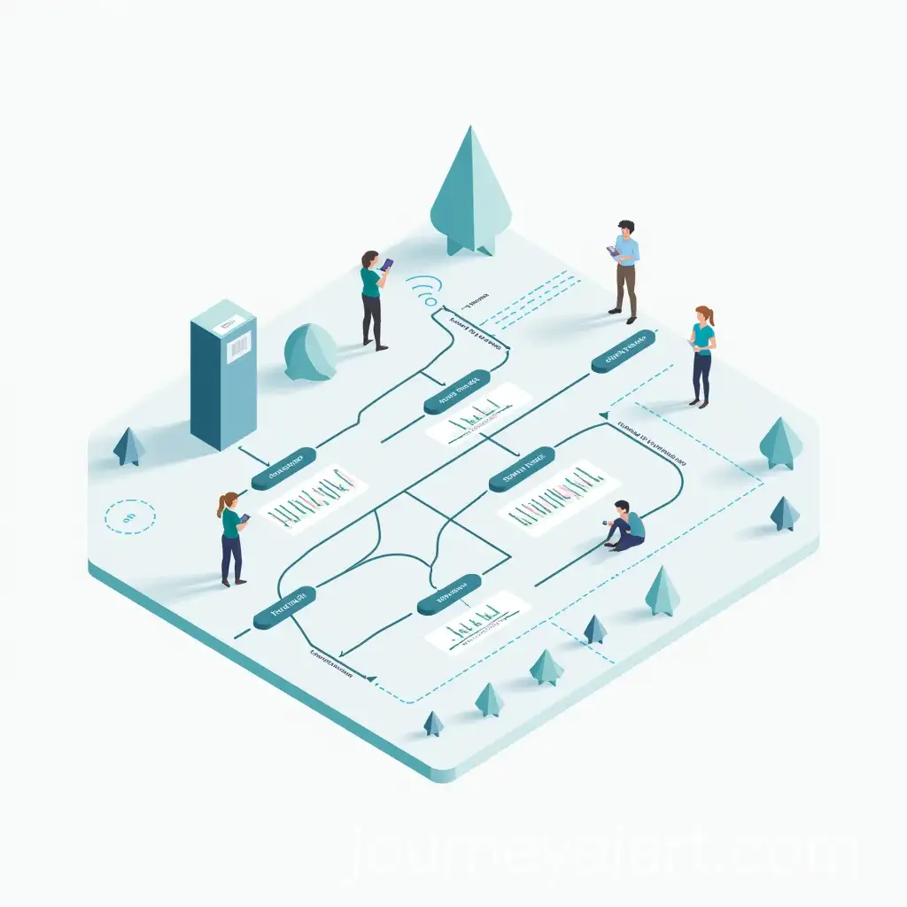 Isometric-User-Journey-Mapping-Illustration-in-Freepik-Style