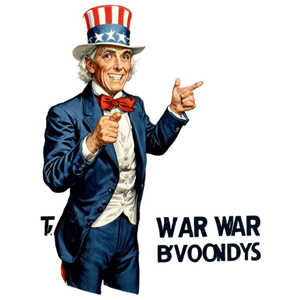 Uncle-Sam-Advertising-Invest-Wisely-Buy-War-Bonds-PNG-HighQuality-Historical-Design-for-Digital-Media