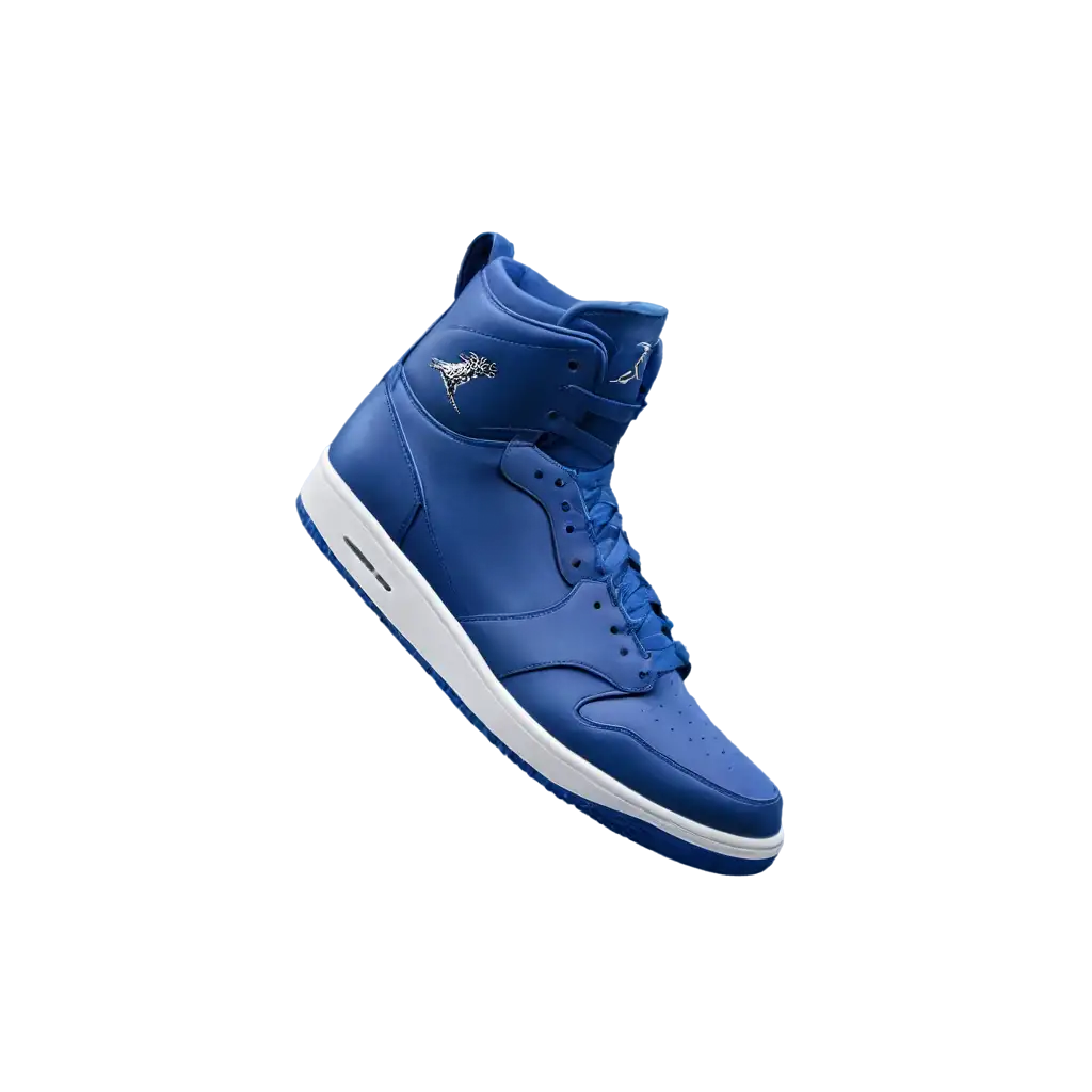 Stylish-Blue-Air-Jordan-Shoe-PNG-Image-for-HighQuality-Digital-Use