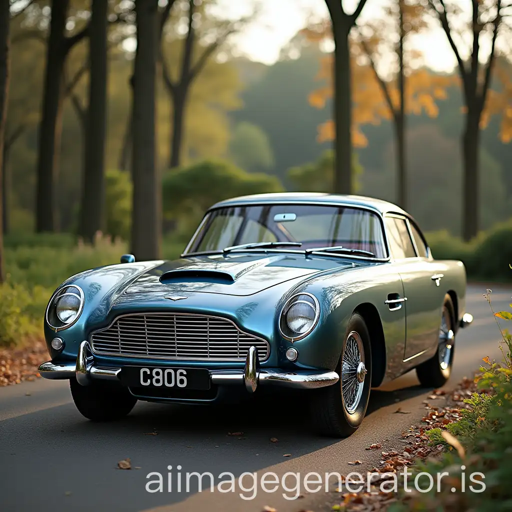 I would like an image with a beautiful Aston Martin DB5