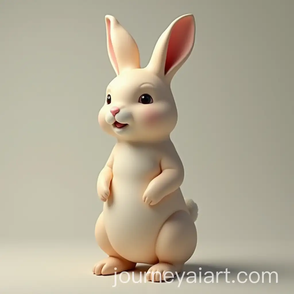 Rabbit-in-Human-Body-Shape-with-Anthropomorphic-Features