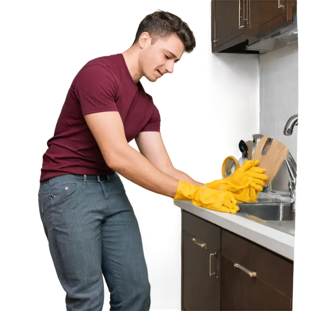 Young-Man-Cleaning-the-Kitchen-PNG-Image-Fresh-and-Neat-Household-Scene