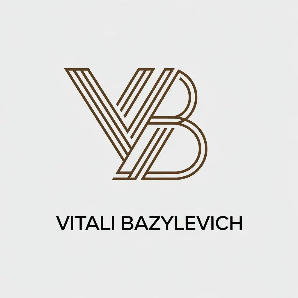 LOGO-Design-for-Vitali-Bazylevich-Minimalistic-VB-Symbol-for-the-Wood-Industry