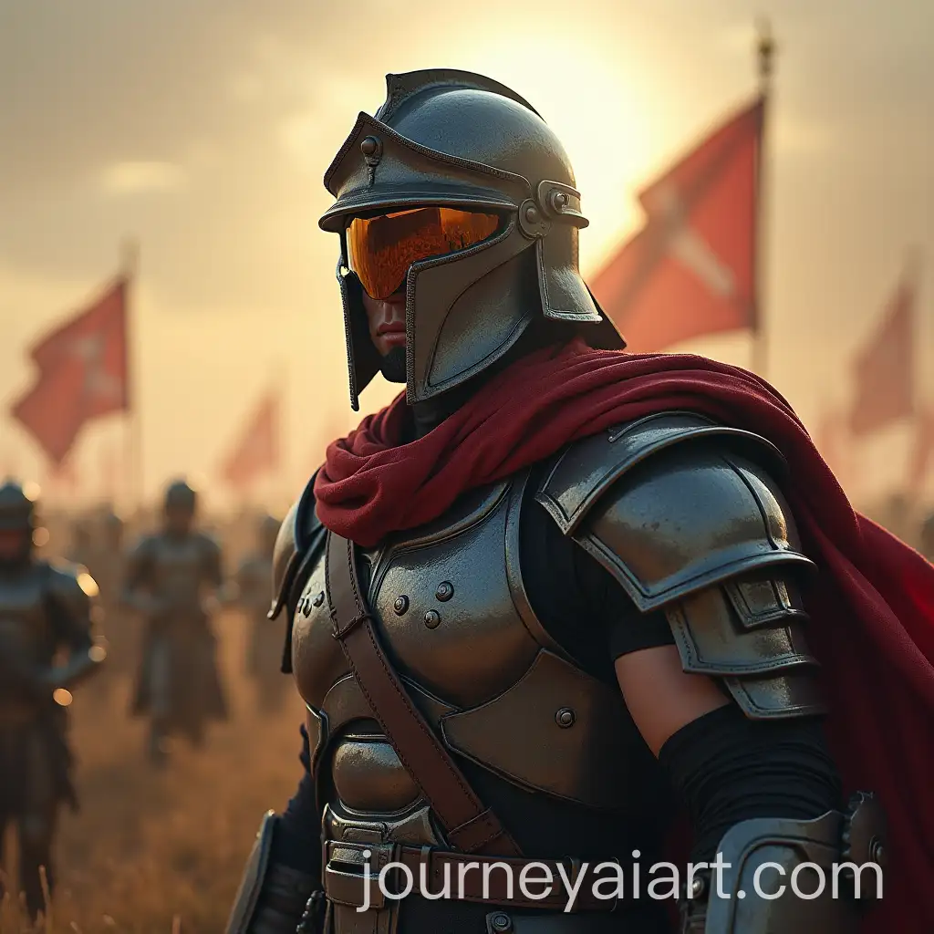 Spartan-Soldier-Preparing-for-Battle-in-Ancient-Warfare