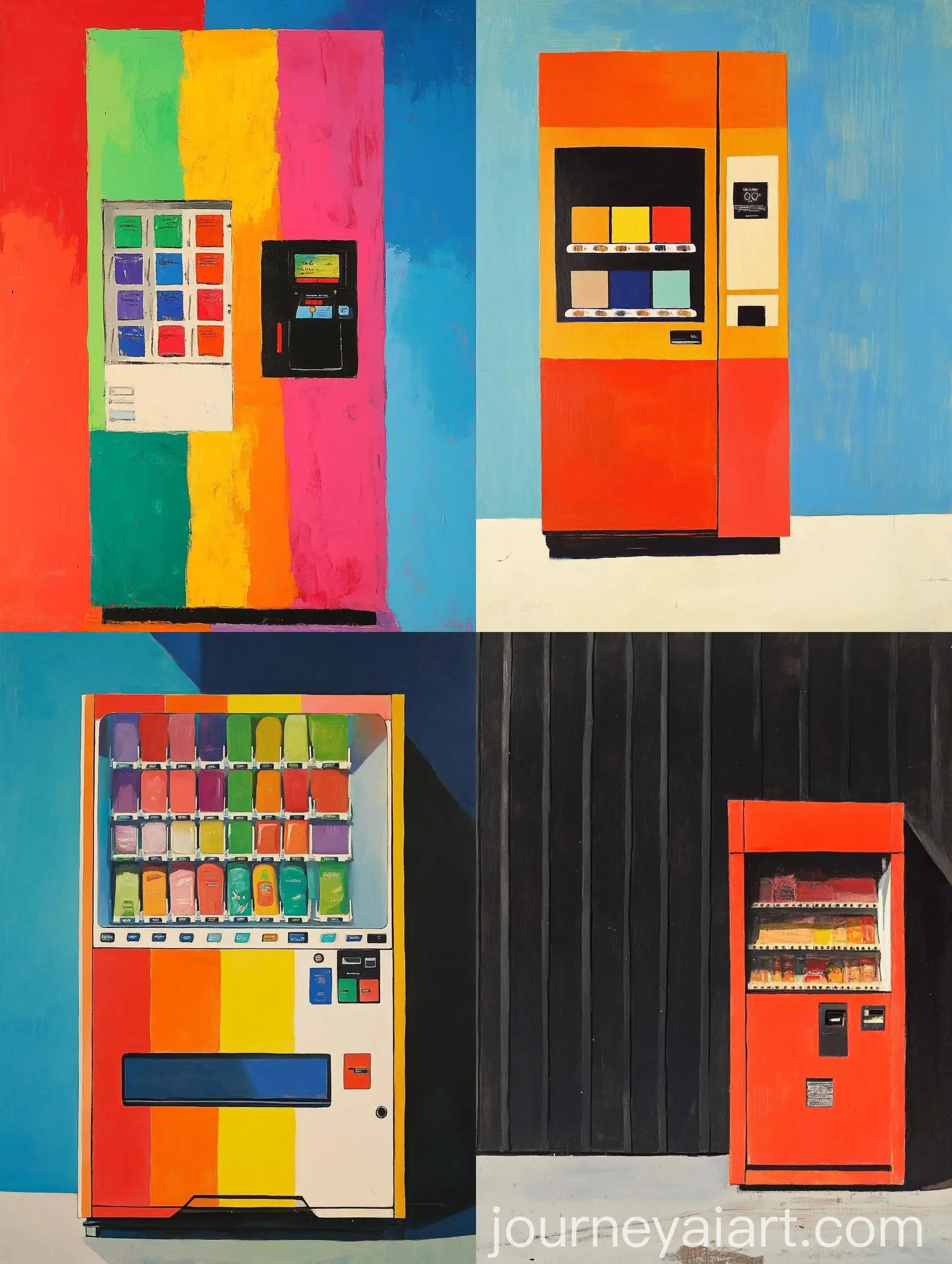Ellsworth-Kelly-Painting-of-a-Vending-Machine