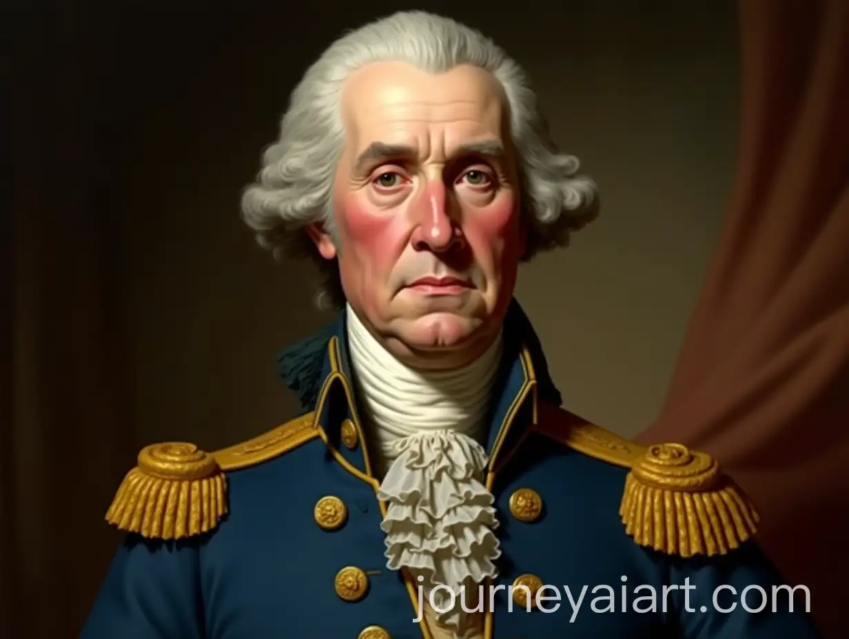 Realistic-Portrait-of-George-Washington-in-18thCentury-Military-Uniform