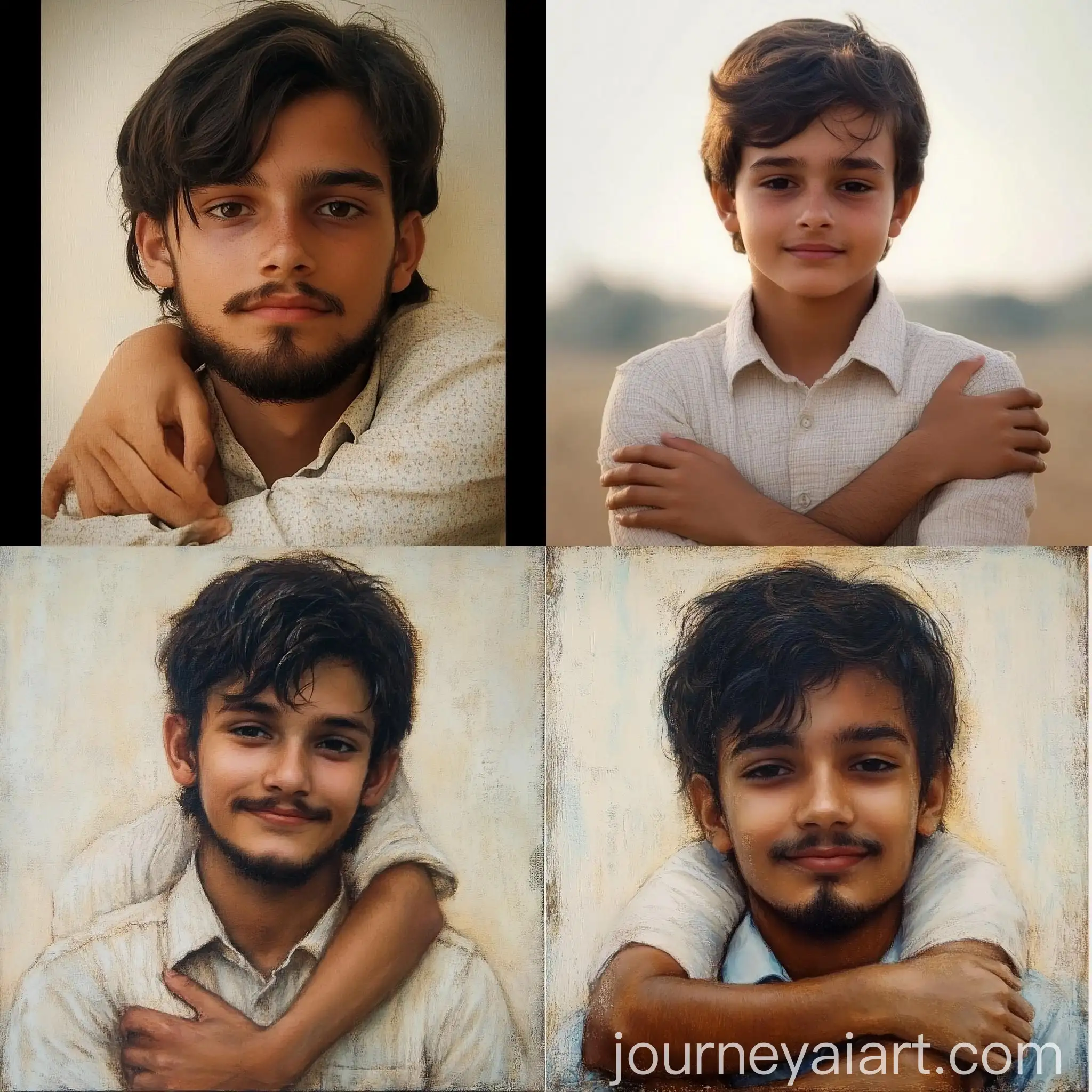 Boy-Hugging-Jesus-Christ-Embracing-Faith-and-Love