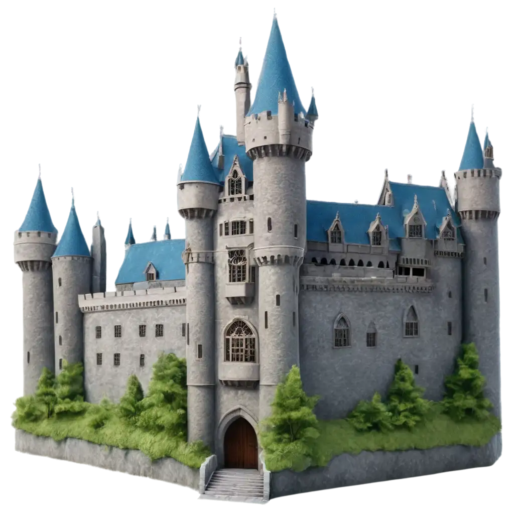 Highly-Detailed-Castle-Model-PNG-in-Pixar-3D-Style-Majestic-Medieval-Fantasy-Design