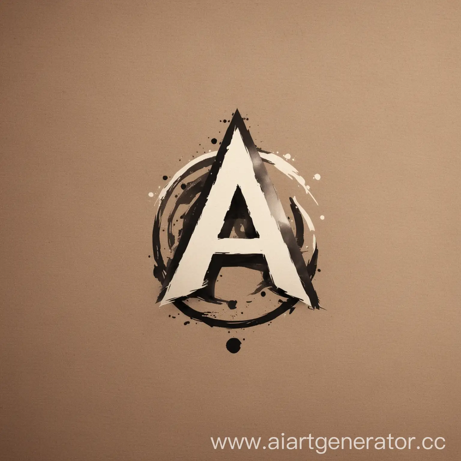 Draw me a stylish logo for the company, the company is called AB