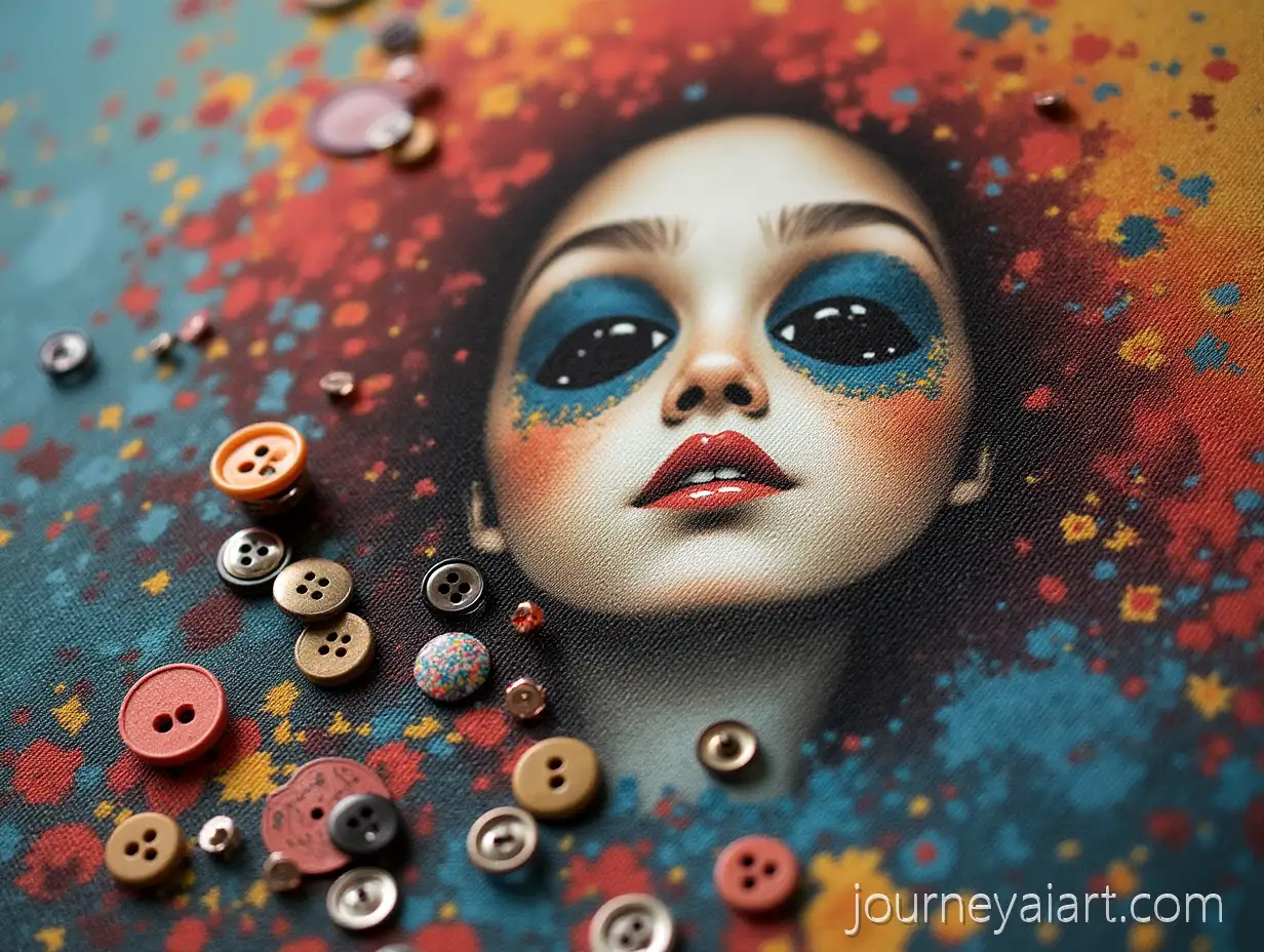 Metal-buttons-on-twillCloseup-of-Metal-Buttons-on-Twill-Fabric-for-Textural-Contrast