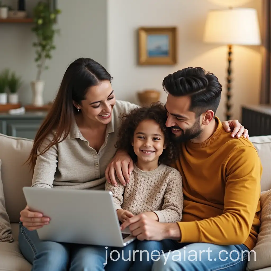 Indian-Family-Applying-for-Home-Loans-in-Modern-Living-Room