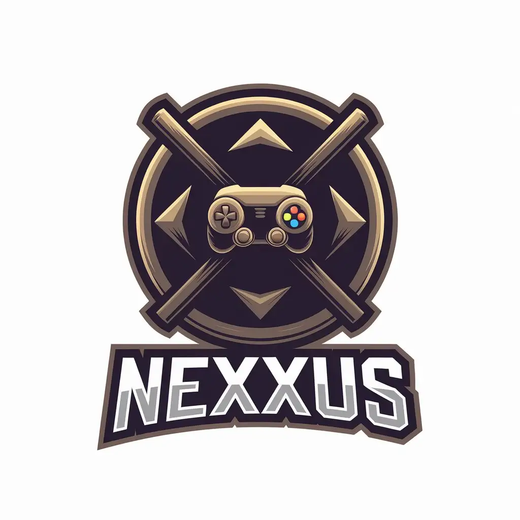 LOGO Design for Nexxus Modern Gaming Theme with Clean and Simple Style