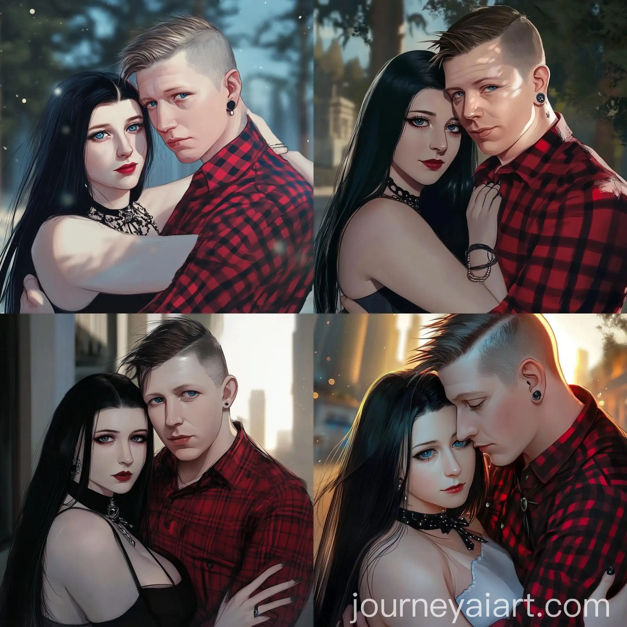 Couples-Intimate-Embrace-in-SemiRealistic-Anime-Style
