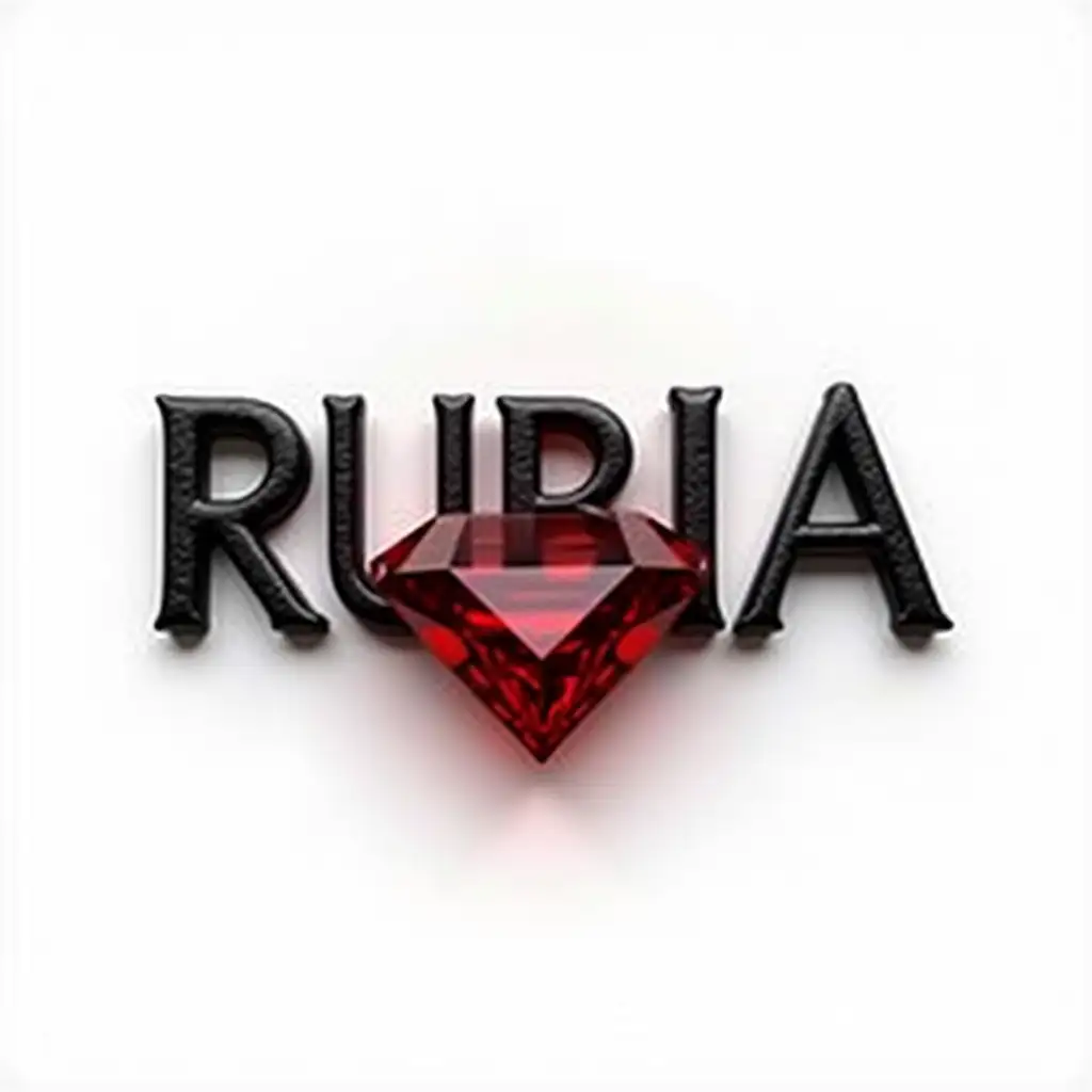Ruby-Logo-Design-Made-from-Black-Leather-on-White-Background