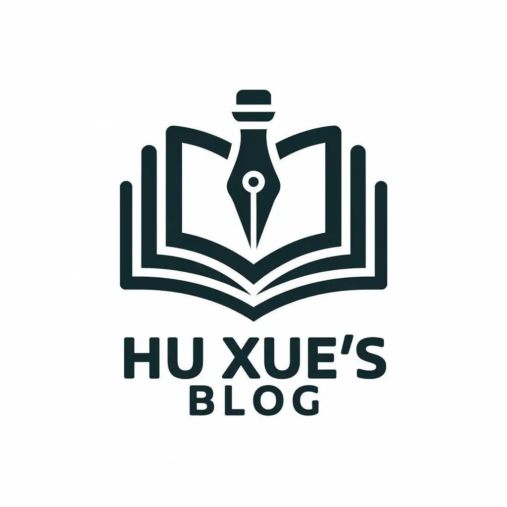 LOGO-Design-for-Hu-Xues-Blog-Elegant-Blog-Symbol-for-the-Internet-Industry