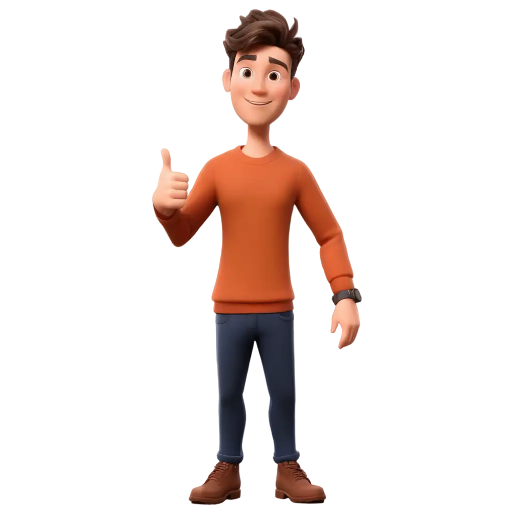 Happy-Young-Man-Showing-Thumb-Up-Gesture-in-3D-Style-Cartoon-Character-PNG-Image