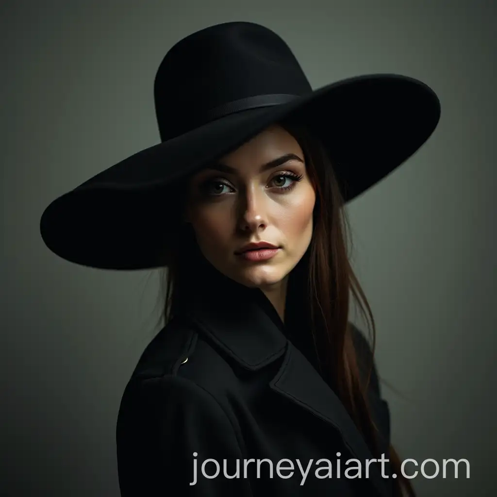 AI-Image-Prompt-ExpansionMysterious-Woman-Wearing-a-Large-Hat-in-a-Dark-Setting