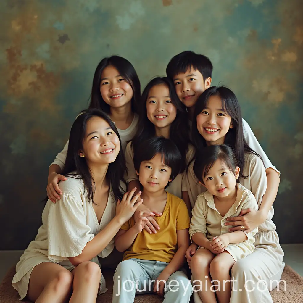 Bagasin-Family-Portrait-in-a-Vibrant-Natural-Setting