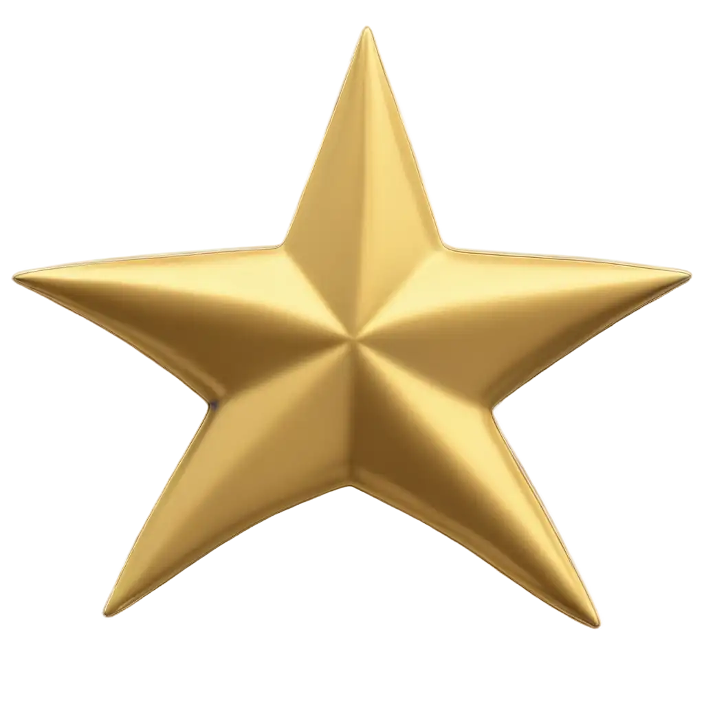 Gold-Star-PNG-Image-HighQuality-Transparent-Background-for-Versatile-Use