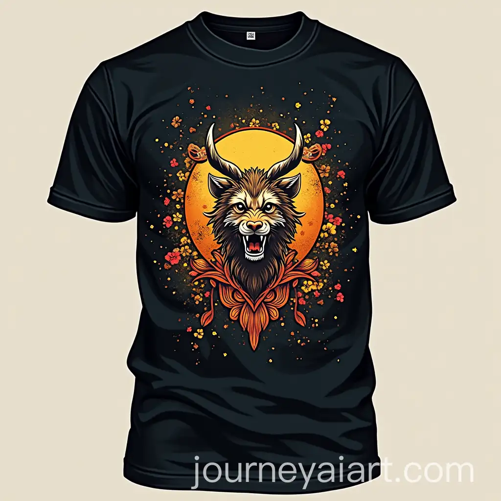 Traditional-Indian-Elephant-Festival-Tshirt-Design