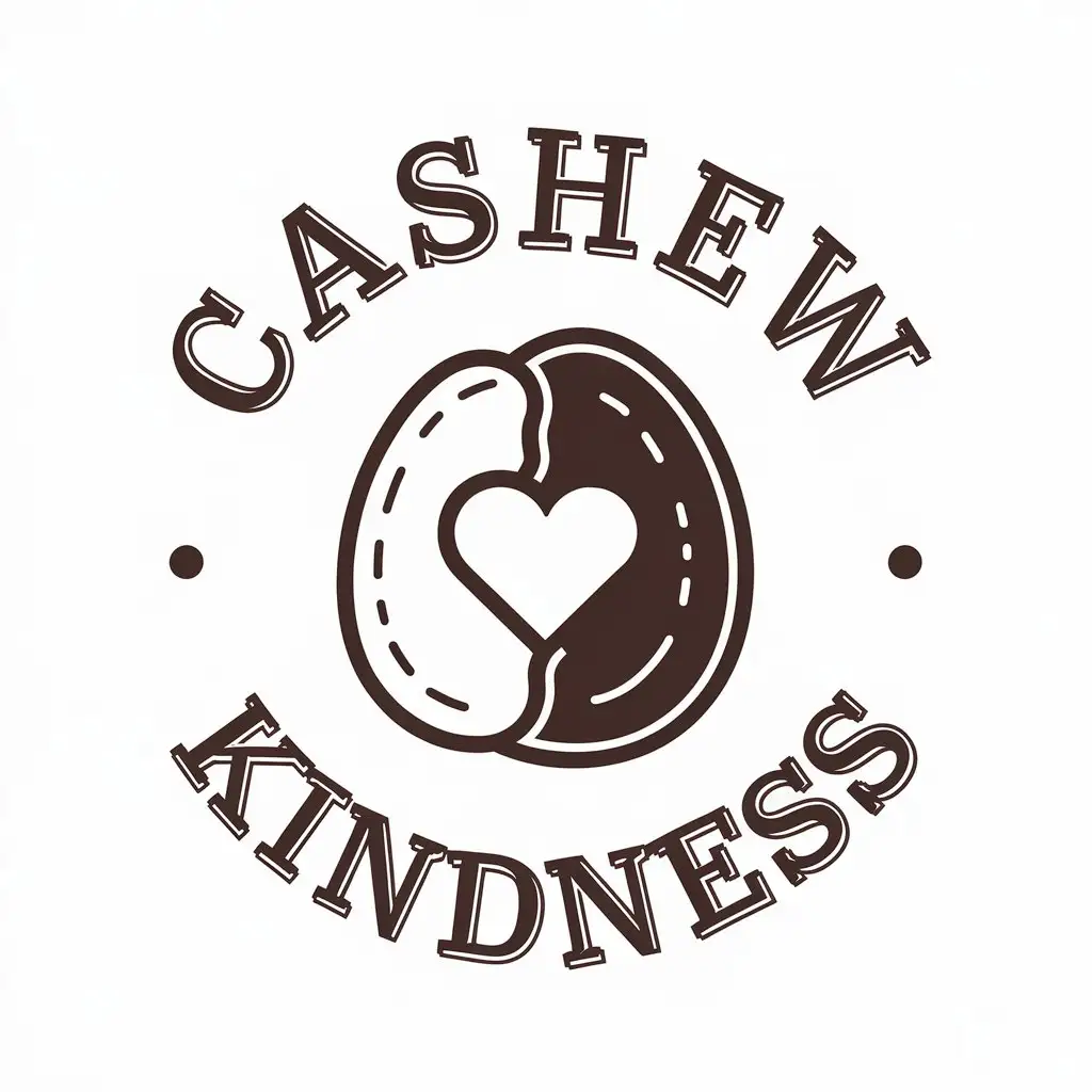 LOGO Design for Cashew Kindness Classic Charity Branding with Simple Timeless Elements