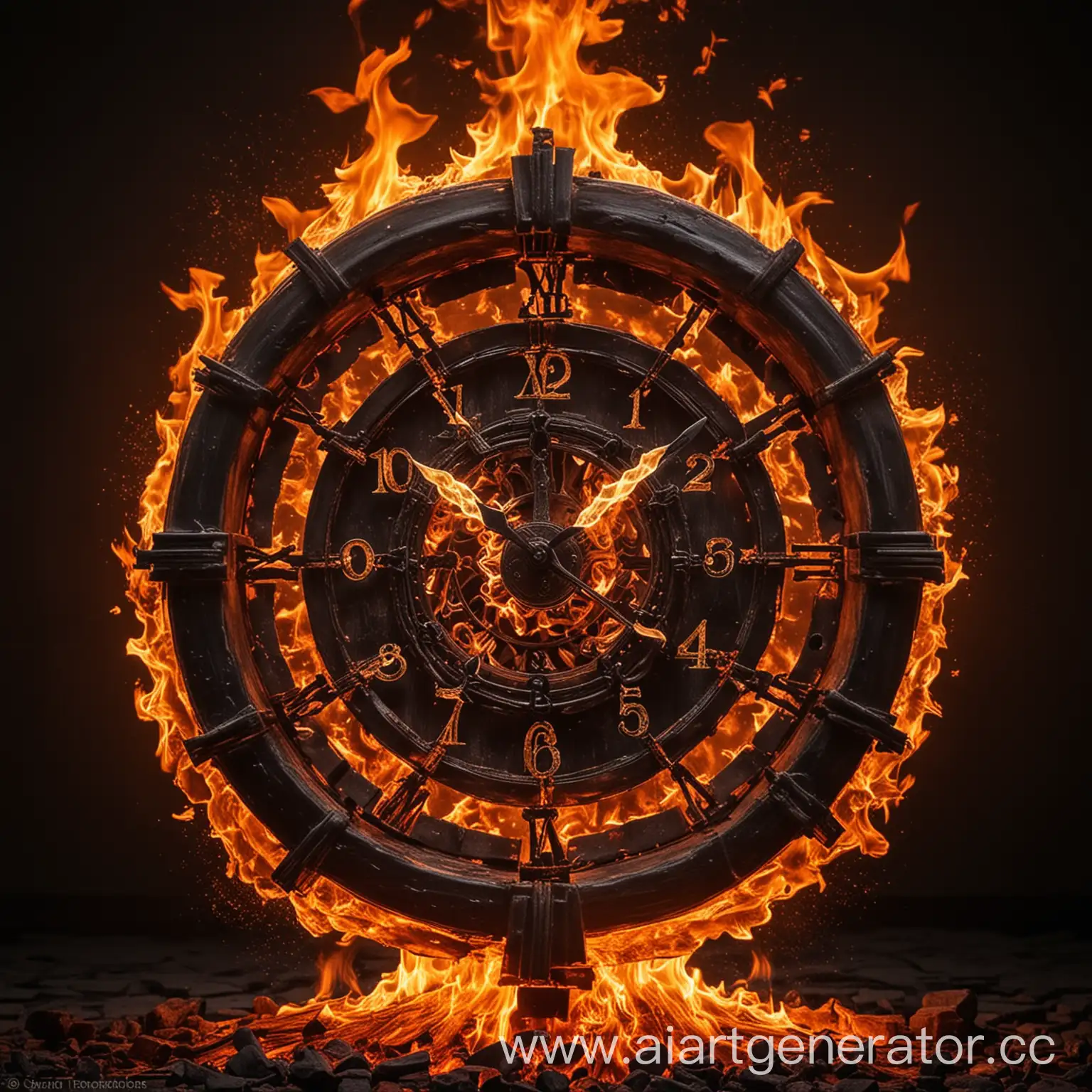 Cool-Clock-on-Fire-with-Dynamic-Flames-and-Bright-Colors