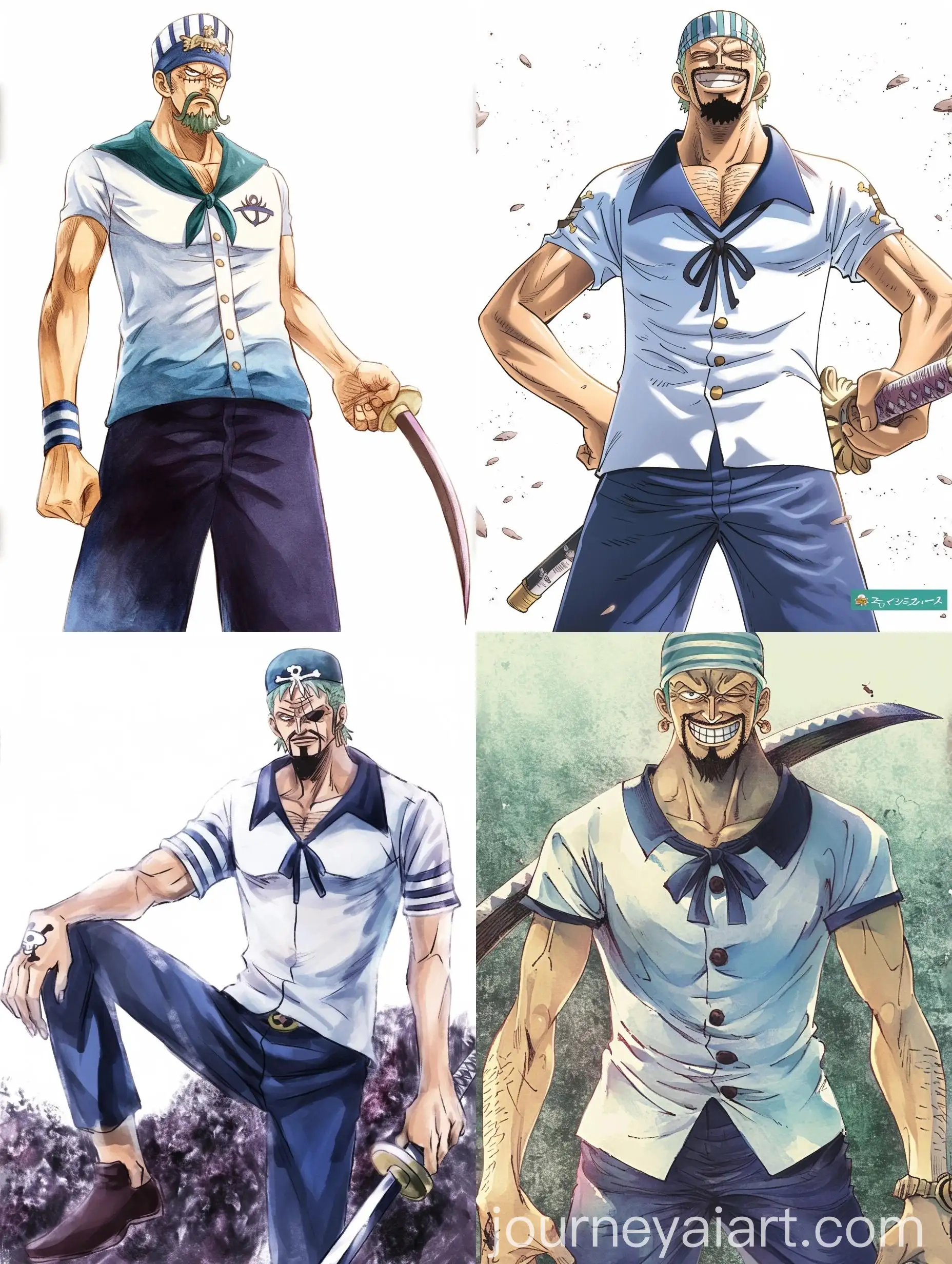 Watercolor-Manga-Character-Admiral-from-One-Piece