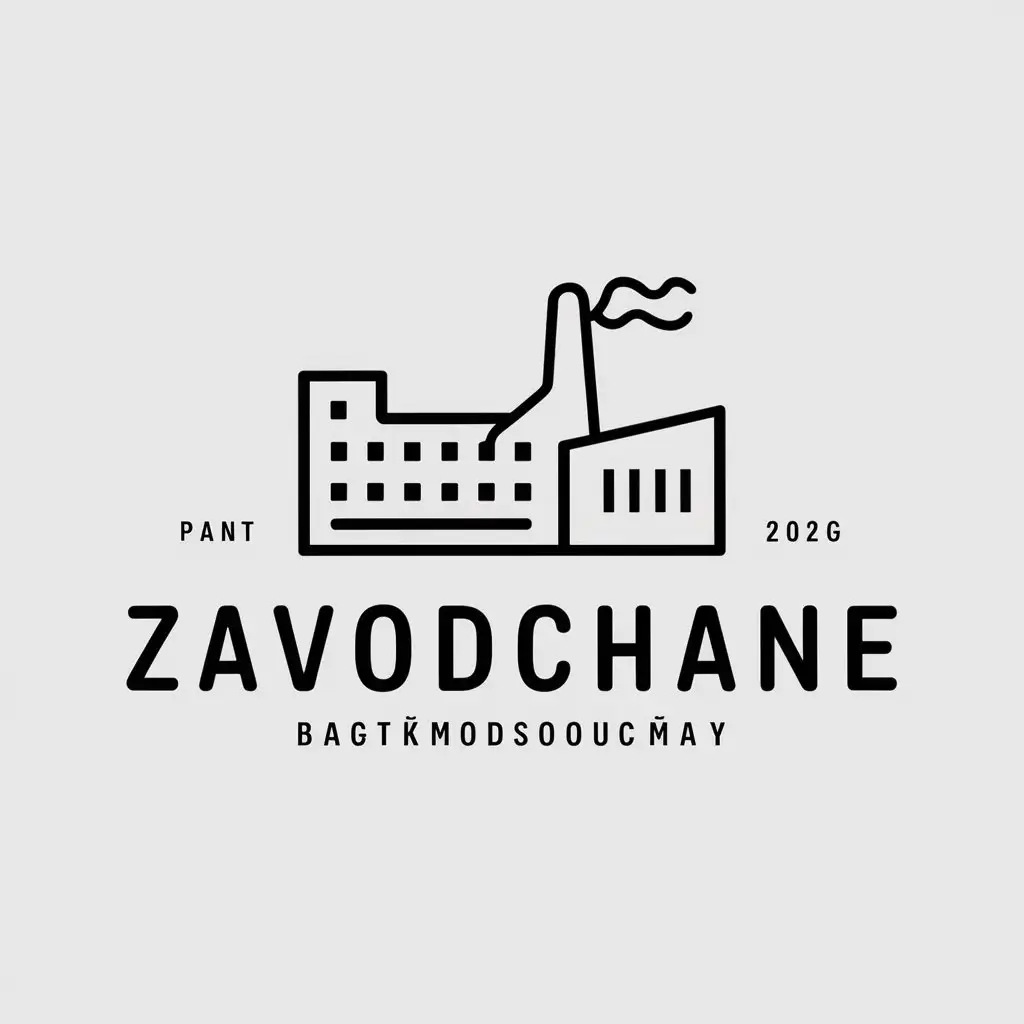 LOGO-Design-For-Zavodchane-Industrial-Plant-Icon-for-Nonprofit