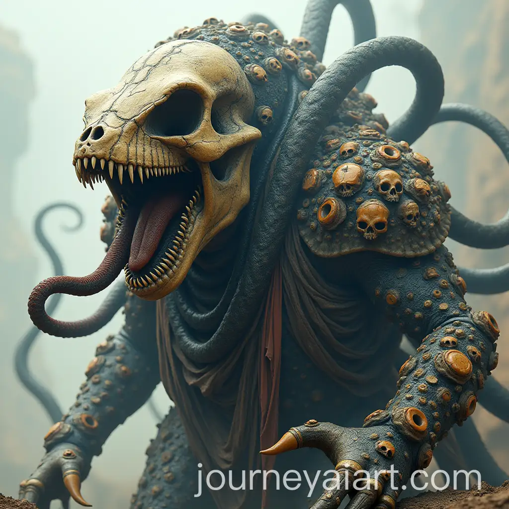 Monstrous-Humanoid-Construct-with-Megalodon-Skull-Helmet-and-Skull-Adornments