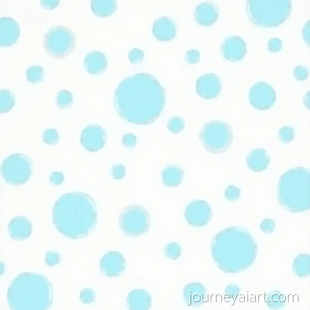 White-Fabric-with-Irregular-Sky-Blue-Polka-Dots-Pattern