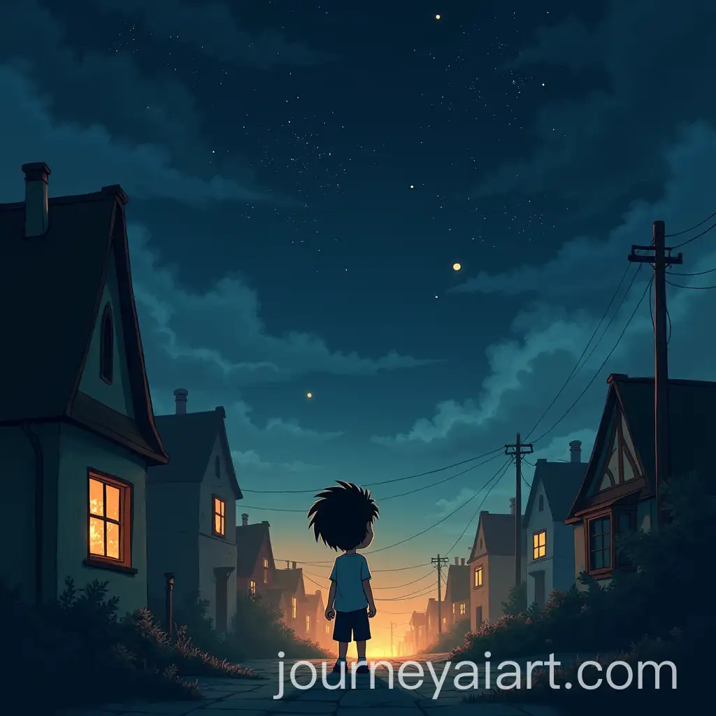 Little-Boy-Miko-Facing-Nighttime-Fears-in-His-Cozy-Room