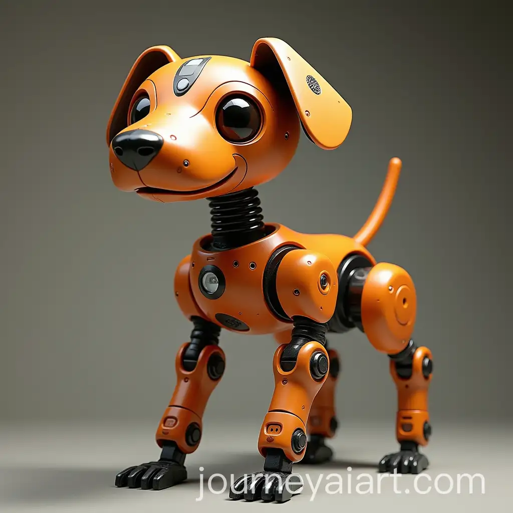Goddard-from-Jimmy-Neutron-with-Real-Robot-Dog-in-Super-Panavision-70-Style