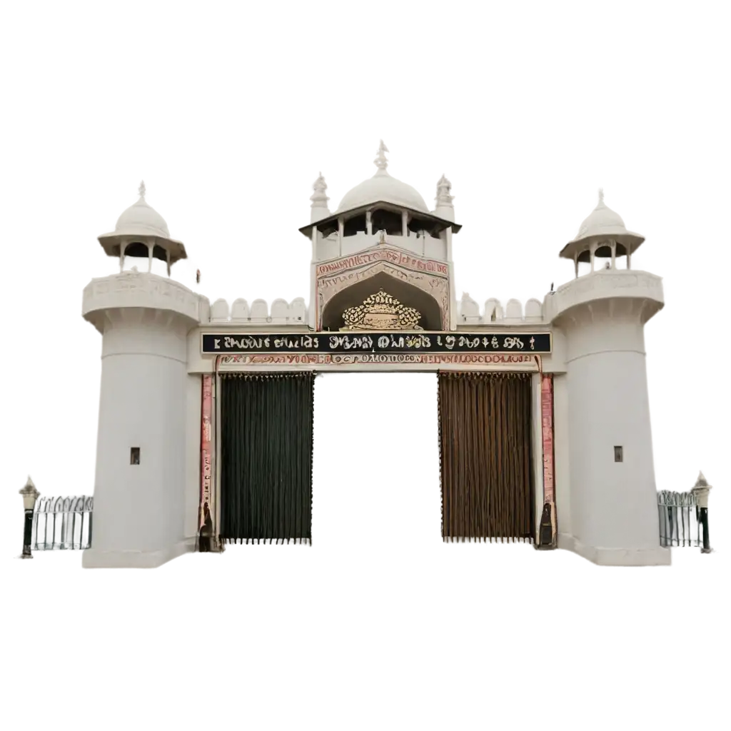 Wagah-Border-Gate-PNG-Image-HighQuality-Transparent-Background-for-Versatile-Use