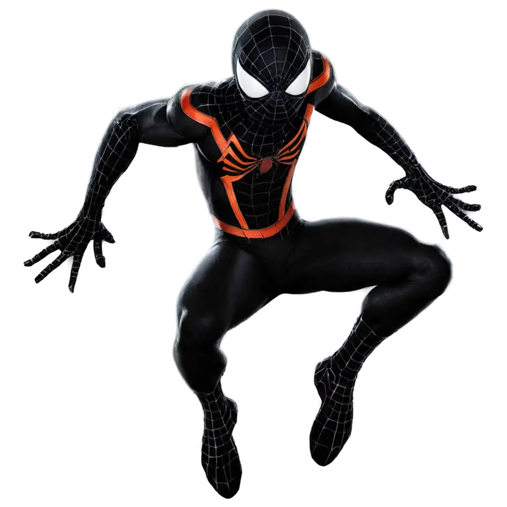 Black-Spiderman-PNG-Image-HighQuality-Transparent-Graphic-for-Versatile-Use