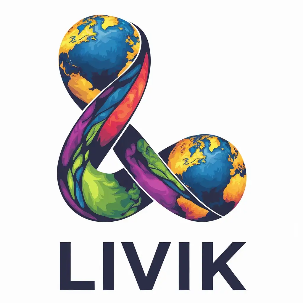 LOGO Design for Livik Earththemed Vector Logo with Clear Background