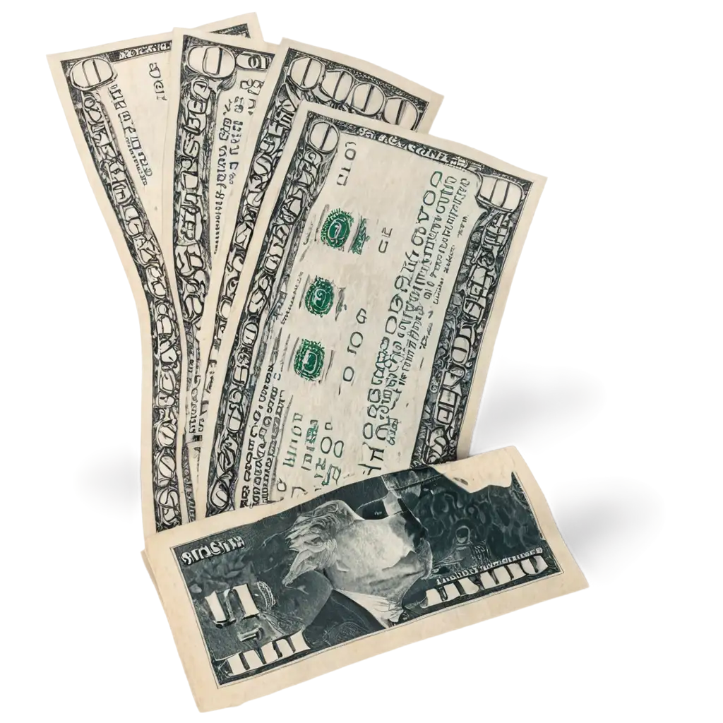 Enhance-Your-Visuals-with-a-HighQuality-PNG-Image-of-Money-on-a-Bill