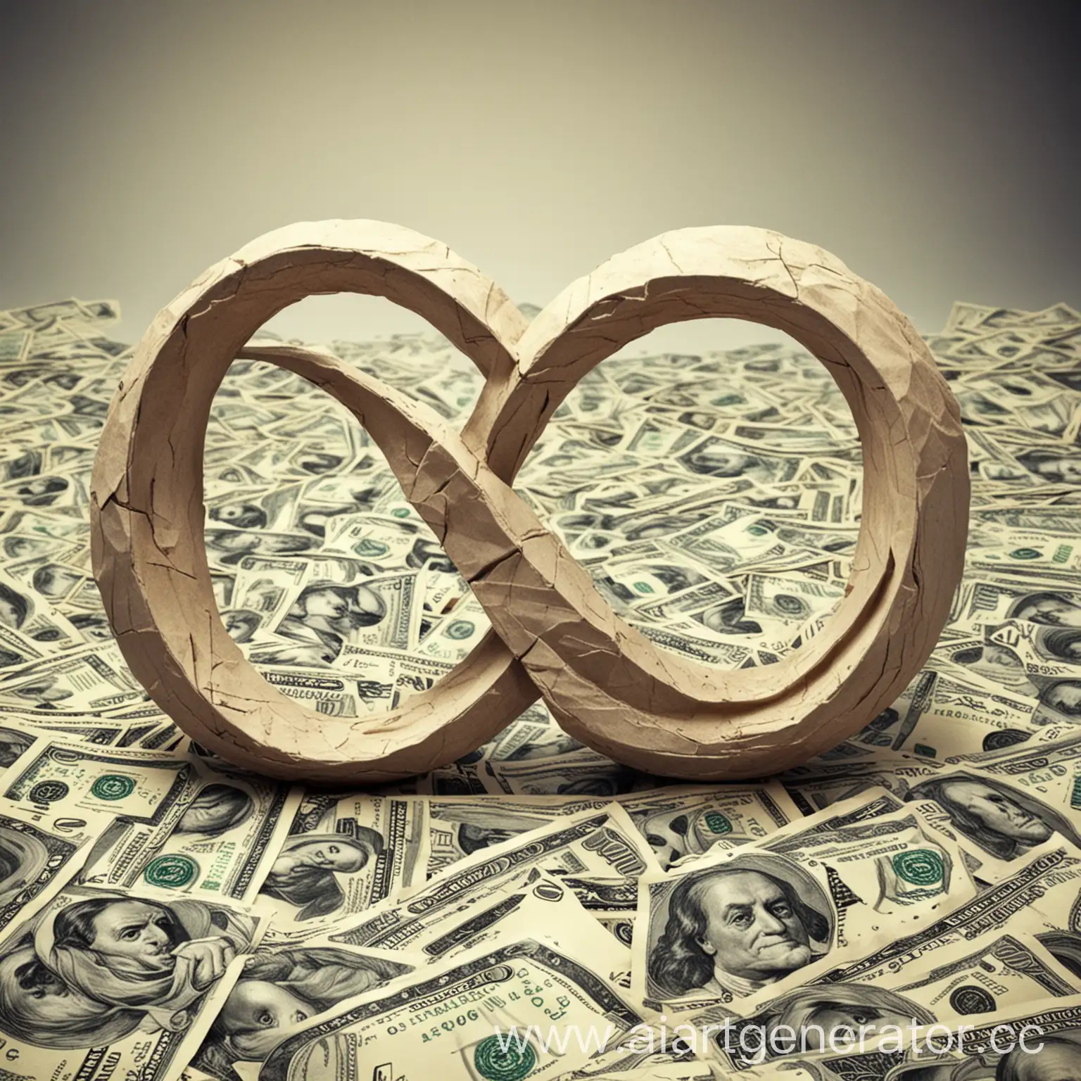 Infinity-Symbol-with-Money-Banknotes