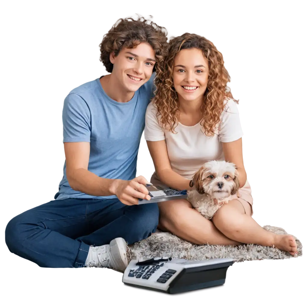 Smiling-Young-Couple-with-Shih-Tzu-PNG-Image-for-Family-Pet-and-Lifestyle-Themes