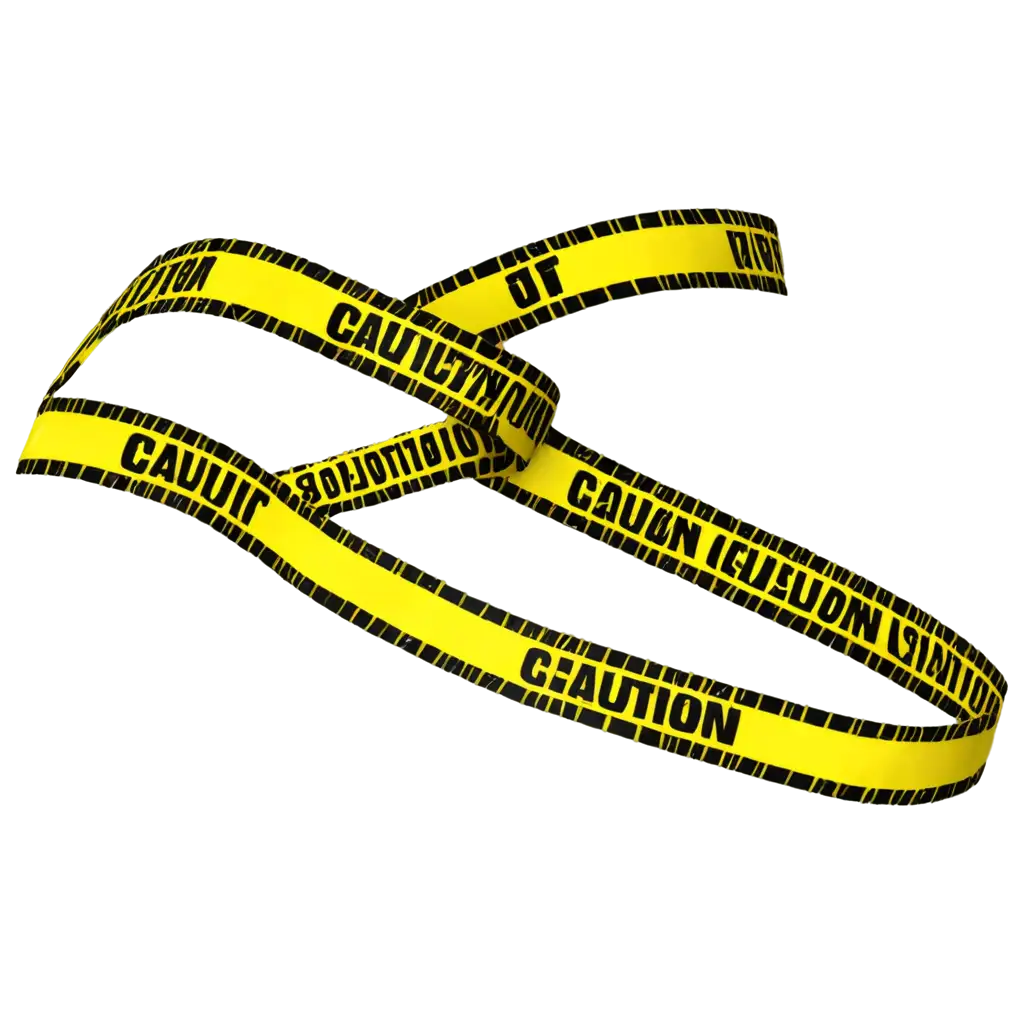 3d caution tape