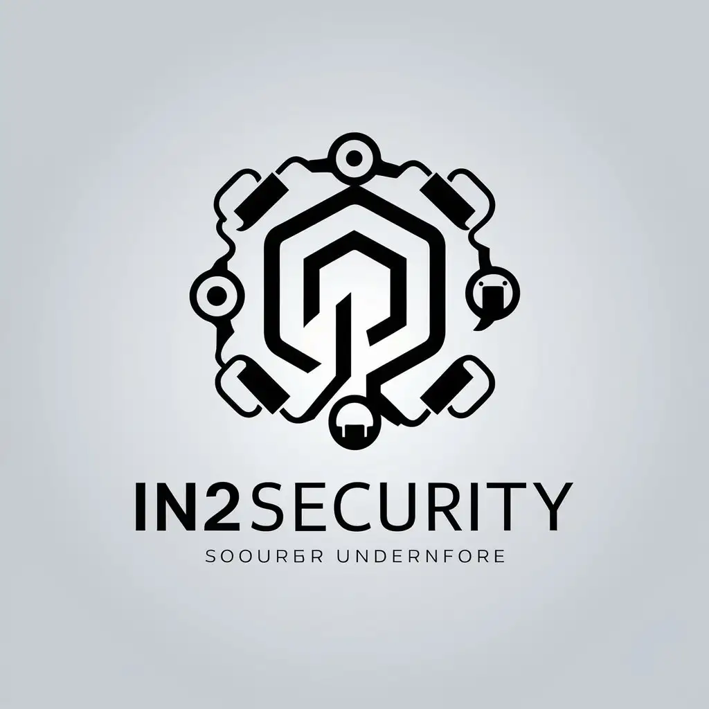 LOGO-Design-For-In2security-Modern-Tech-Symbol-in-Vector-Format