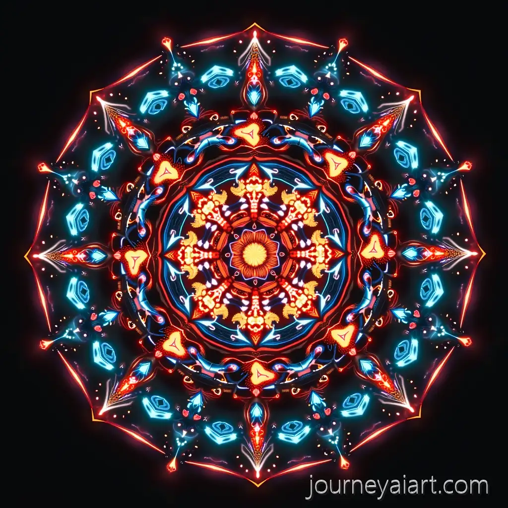 Vibrant-Spinning-Mandala-Animation-withSpinning-mandala-animation-Geometric-Patterns