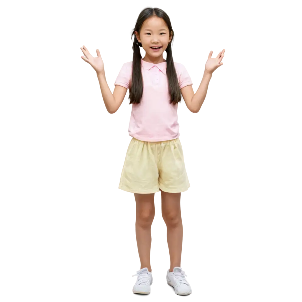 A 10-year-old Korean girl in Gongyong